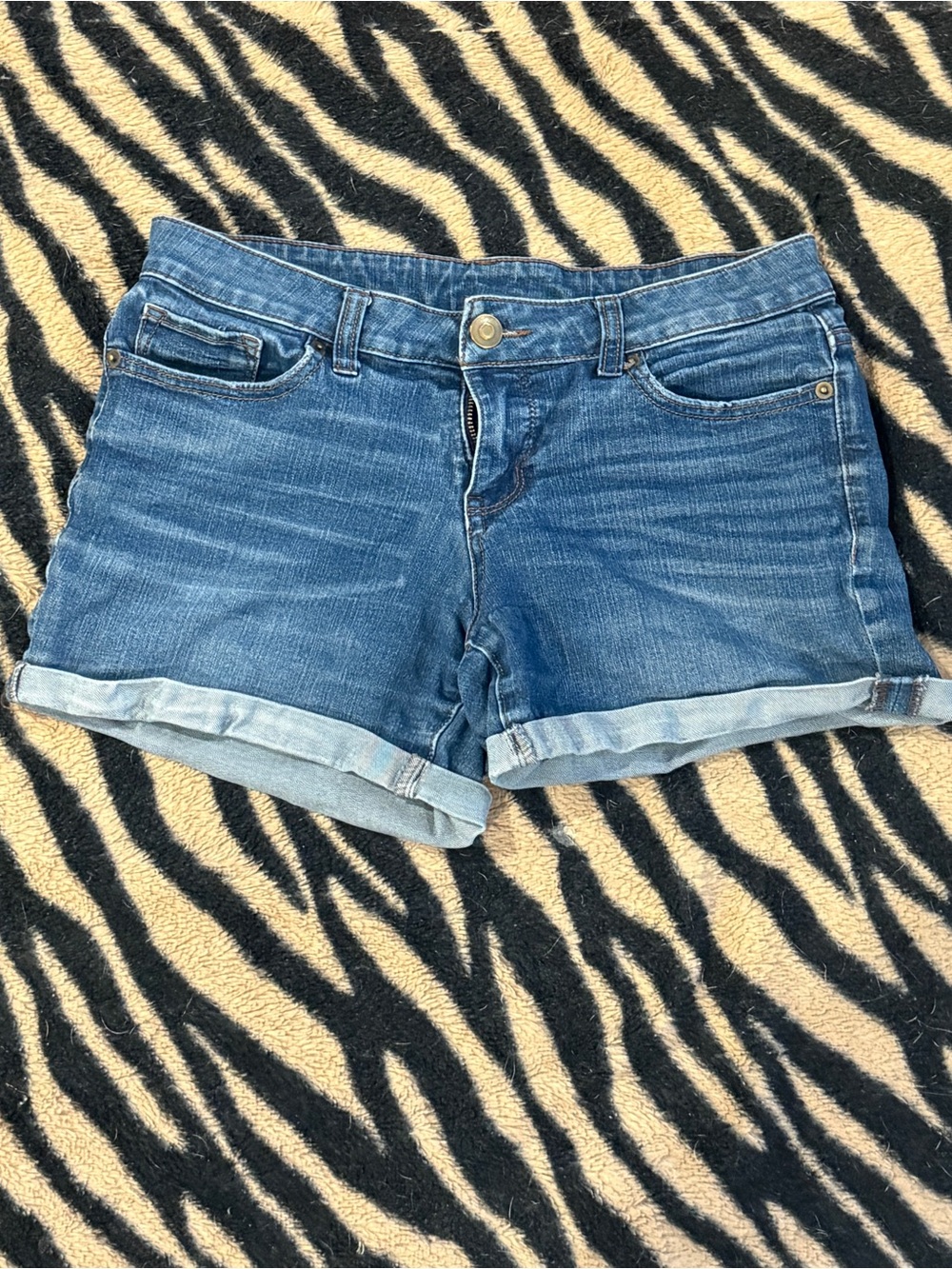 Time and True Blue Denim Shorts